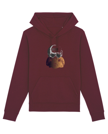 Gas Mask Skull Burgundy