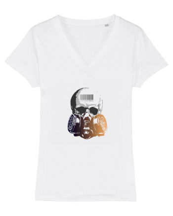 Gas Mask Skull White