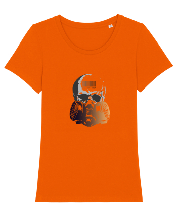 Gas Mask Skull Bright Orange