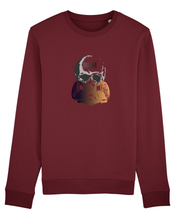 Gas Mask Skull Burgundy