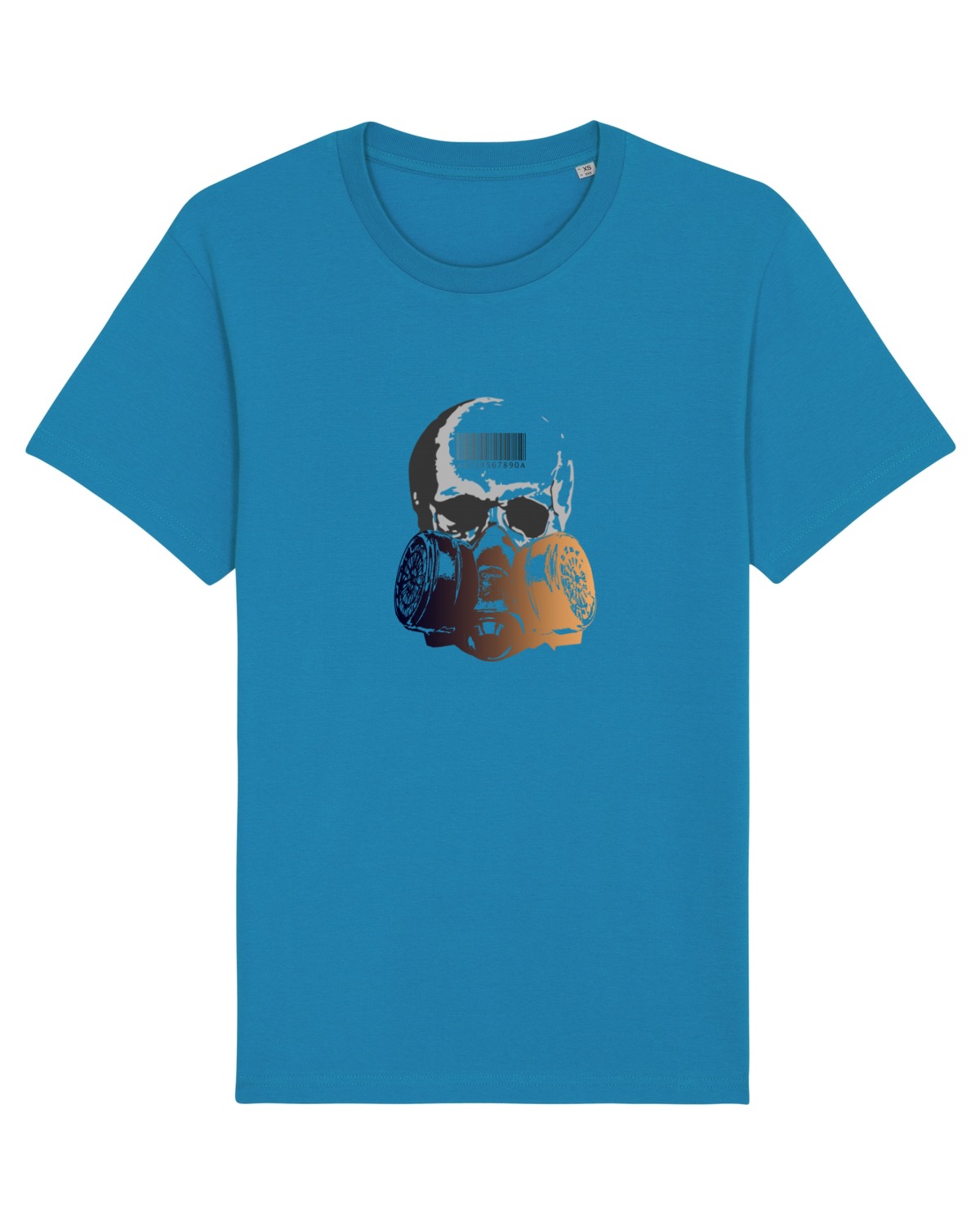 Tricou mânecă scurtă Unisex Rocker Azur