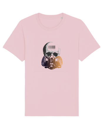 Gas Mask Skull Cotton Pink