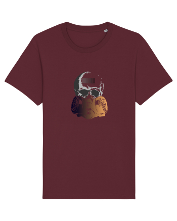 Gas Mask Skull Burgundy