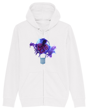 Octopus in a Light Bulb White