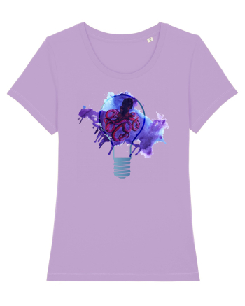 Octopus in a Light Bulb Lavender Dawn