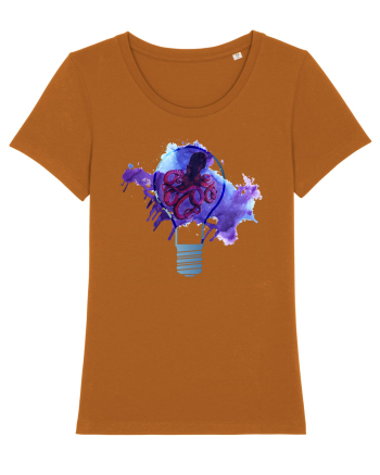 Octopus in a Light Bulb Roasted Orange