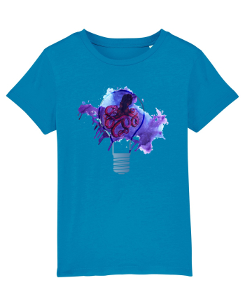Octopus in a Light Bulb Azur