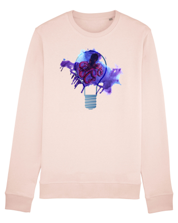 Octopus in a Light Bulb Candy Pink