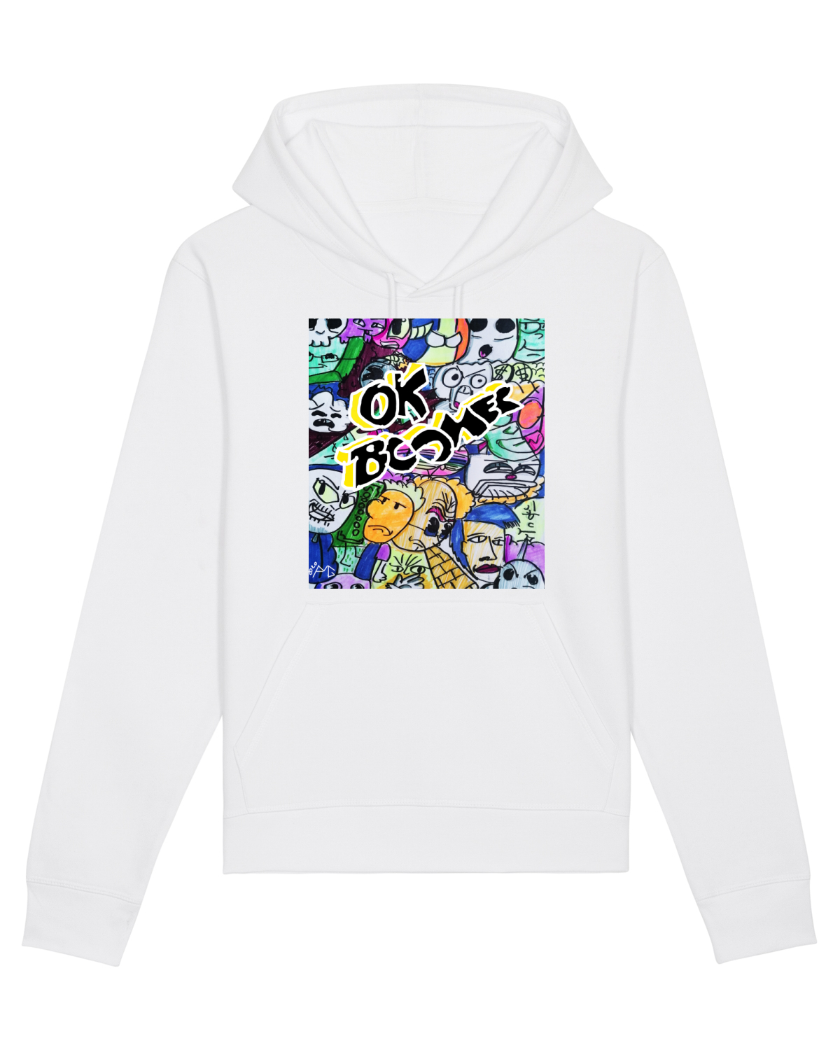 Hanorac Unisex Drummer White