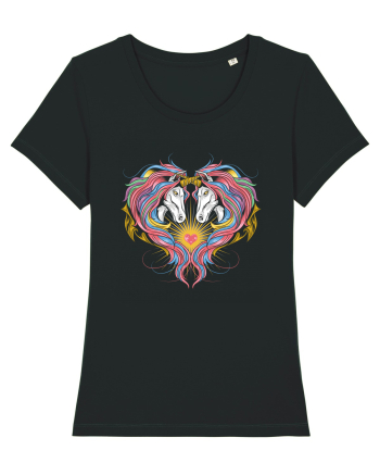 Twin Unicorns Black
