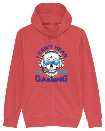 I Can't Hear You I Am Gaming Carmine Red