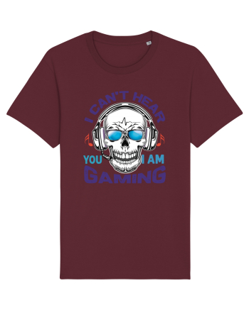 I Can't Hear You I Am Gaming Burgundy