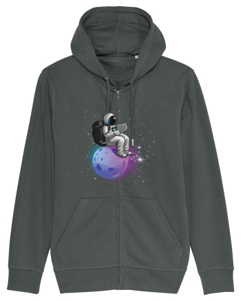 Astronaut Reading In Stars Anthracite
