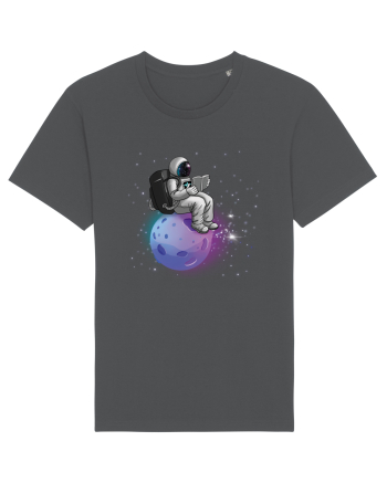 Astronaut Reading In Stars Anthracite