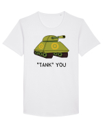 „Tank” you Tricou mânecă scurtă guler larg Bărbat Skater