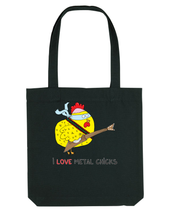 I Love Metal Chicks Black