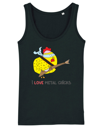 I Love Metal Chicks Black