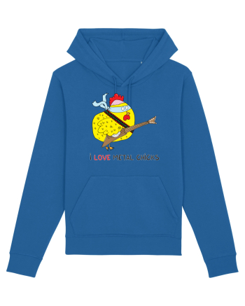 I Love Metal Chicks Royal Blue