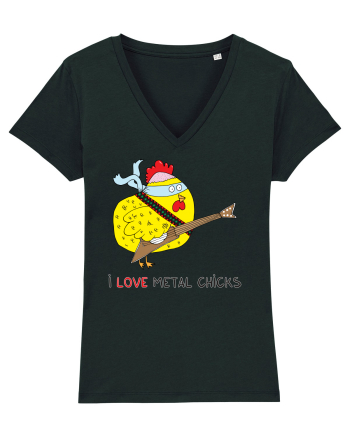 I Love Metal Chicks Black