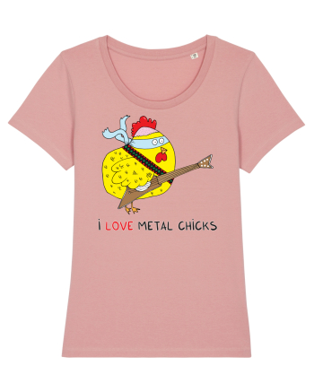 I Love Metal Chicks Canyon Pink