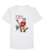 Te țin la curent Tricou mânecă scurtă guler larg Bărbat Skater