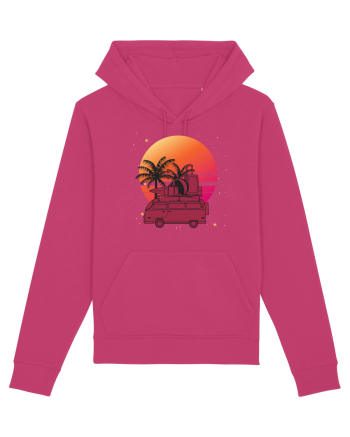 Minivan Retro cu apus de soare  Raspberry