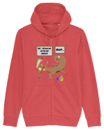 Dinozauri amuzanti  Hanorac cu fermoar Unisex Connector