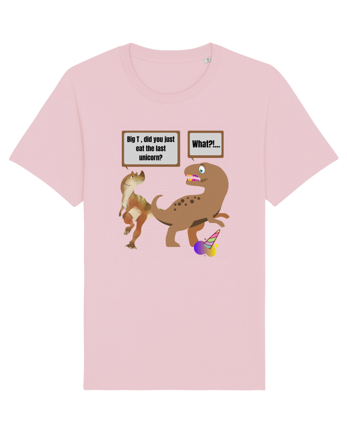 Tricou mânecă scurtă Unisex Rocker Cotton Pink
