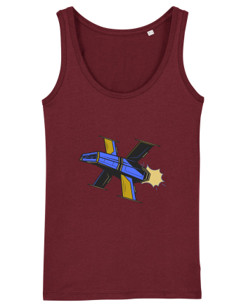 Nava Spatiala Retro  Burgundy