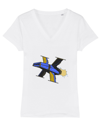 Nava Spatiala Retro  White