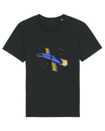 Nava Spatiala Retro  Tricou mânecă scurtă Unisex Rocker