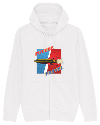Nava Spatiala In Stil Retro Comic  White