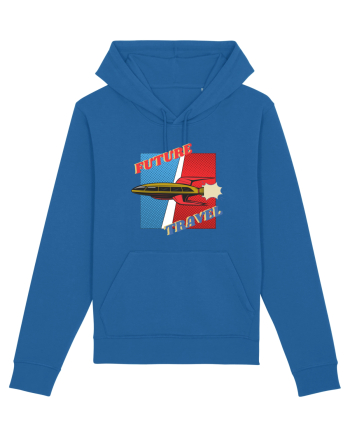 Nava Spatiala In Stil Retro Comic  Royal Blue