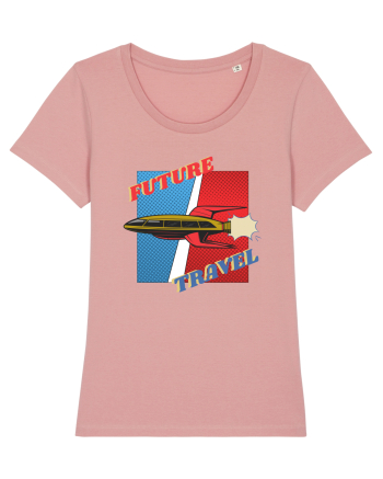 Nava Spatiala In Stil Retro Comic  Canyon Pink