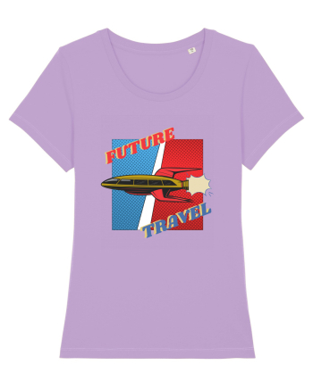 Nava Spatiala In Stil Retro Comic  Lavender Dawn