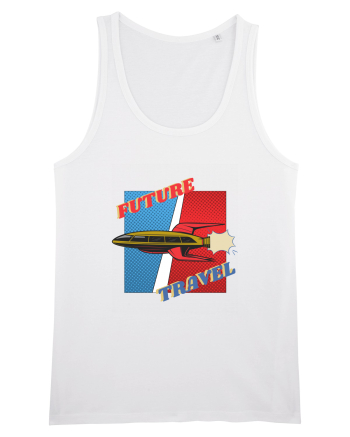 Nava Spatiala In Stil Retro Comic  White