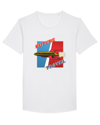Nava Spatiala In Stil Retro Comic  White