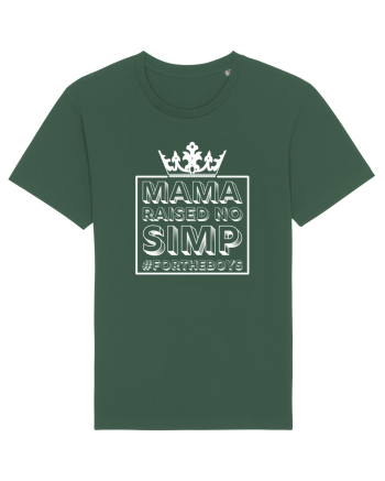 Mama Raised No Simp alb Bottle Green