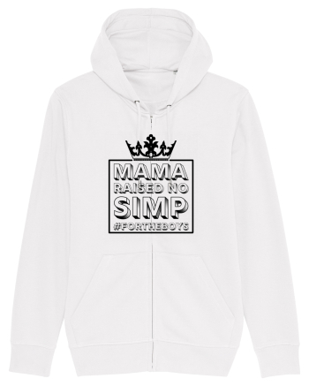 Mama Raised No Simp negru White