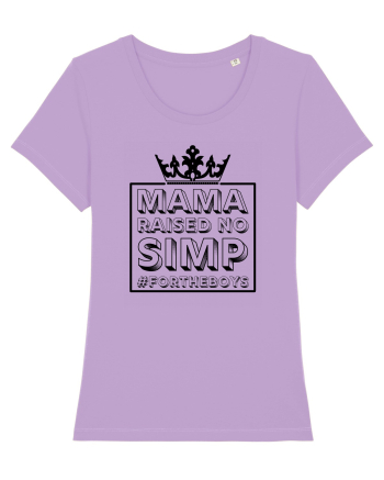 Mama Raised No Simp negru Lavender Dawn