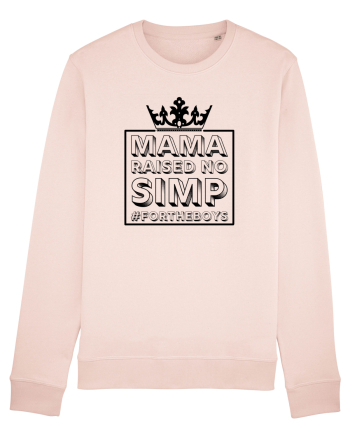 Mama Raised No Simp negru Candy Pink