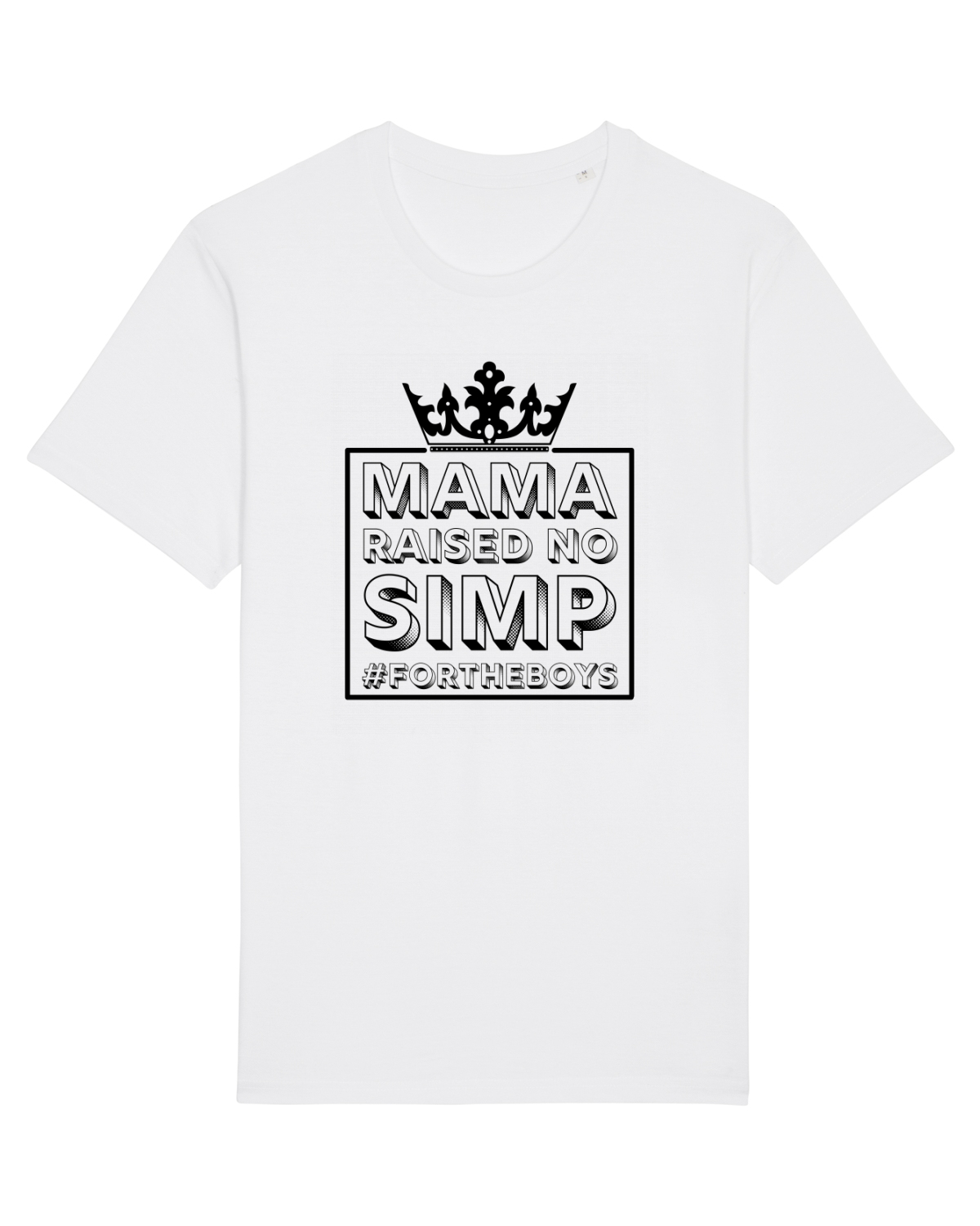 Tricou mânecă scurtă Unisex Rocker White