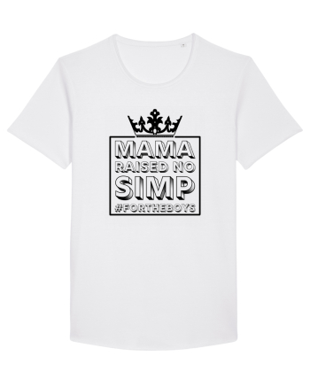 Mama Raised No Simp negru White