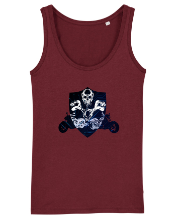 Biker emblem Burgundy