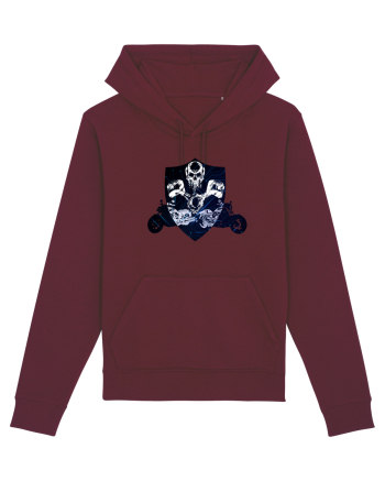 Biker emblem Burgundy