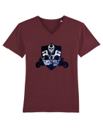Biker emblem Tricou mânecă scurtă guler V Bărbat Presenter