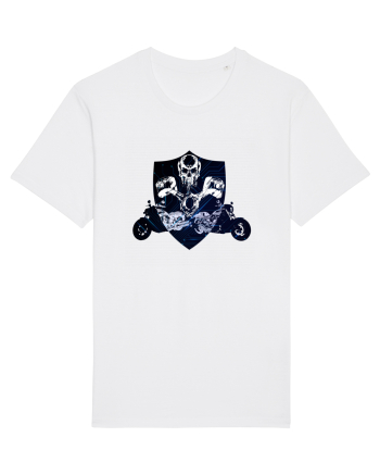 Biker emblem White