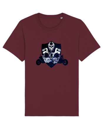 Biker emblem Burgundy