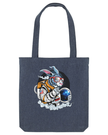 Astronaut Rabbit Midnight Blue