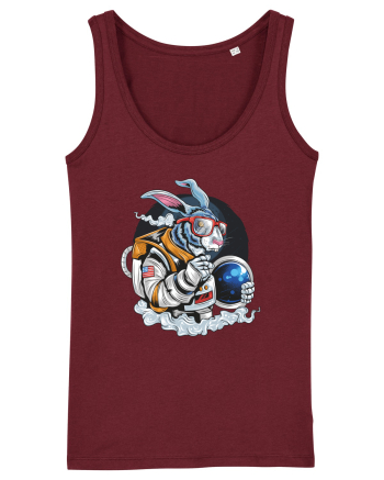 Astronaut Rabbit Burgundy